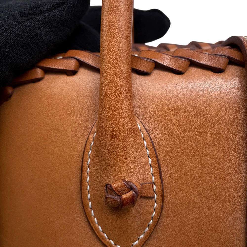Hermes handbag Bolit Picnic 24 Natural Forb Willow Barenia C stamp - Picture 9 of 14